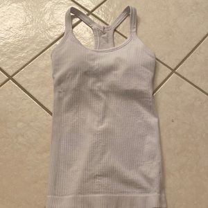 White EBB street tank top